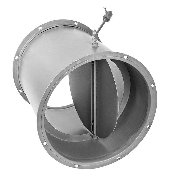 Вентиляционный клапан круглый обратный одностворчатый 250 мм КО